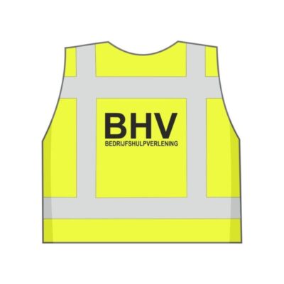 BHV veiligheidshesje geel