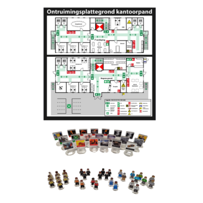 Tabletop ontruiming kantoor 1x1m - incl. materialen